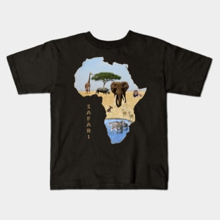 Safari in Africa Kids T-Shirt